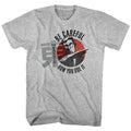 Hai Karate Mens S/S T-Shirt - Careful - Heather Gray Heather Hoodie, Sweatshirt | CiraTrend.com