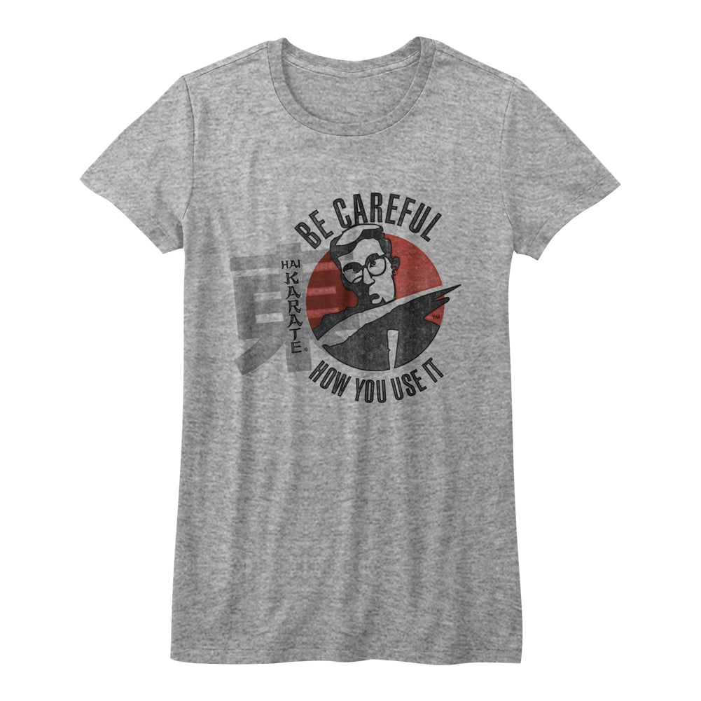 Hai Karate Girls Juniors S/S T-Shirt - Careful - Heather Gray Heather Hoodie, Sweatshirt | CiraTrend.com
