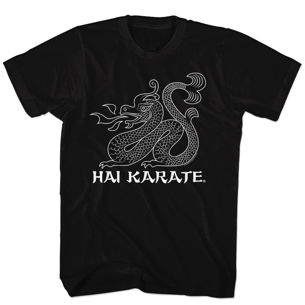 Hai Karate Mens S/S T-Shirt - Hk Dragon - Solid Black Hoodie, Sweatshirt | CiraTrend.com
