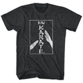 Hai Karate Mens S/S T-Shirt - Karate Chop - Heather Black Heather Hoodie, Sweatshirt | CiraTrend.com
