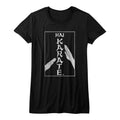 Hai Karate Girls Juniors S/S T-Shirt - Karate Chop - Solid Black Hoodie, Sweatshirt | CiraTrend.com