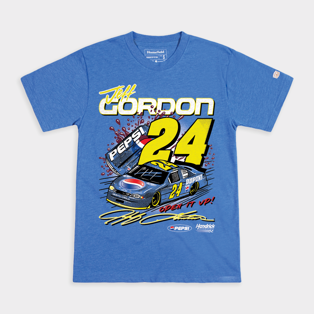 Hendrick Motorsports Jeff Gordon Pepsi Retro Tee Style001