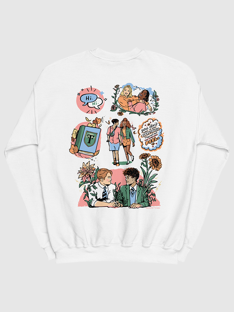 Heartstopper Love Story Crewneck Sweatshirt T-Shirts, Hoodie | CiraTrend.com (Image 1)