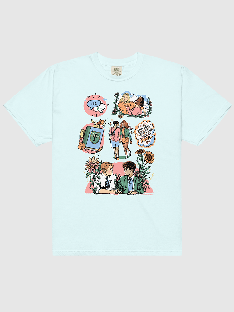 Heartstopper Love Story Comfort Colors T-Shirt Hoodie, Sweatshirt | CiraTrend.com (Image 3)
