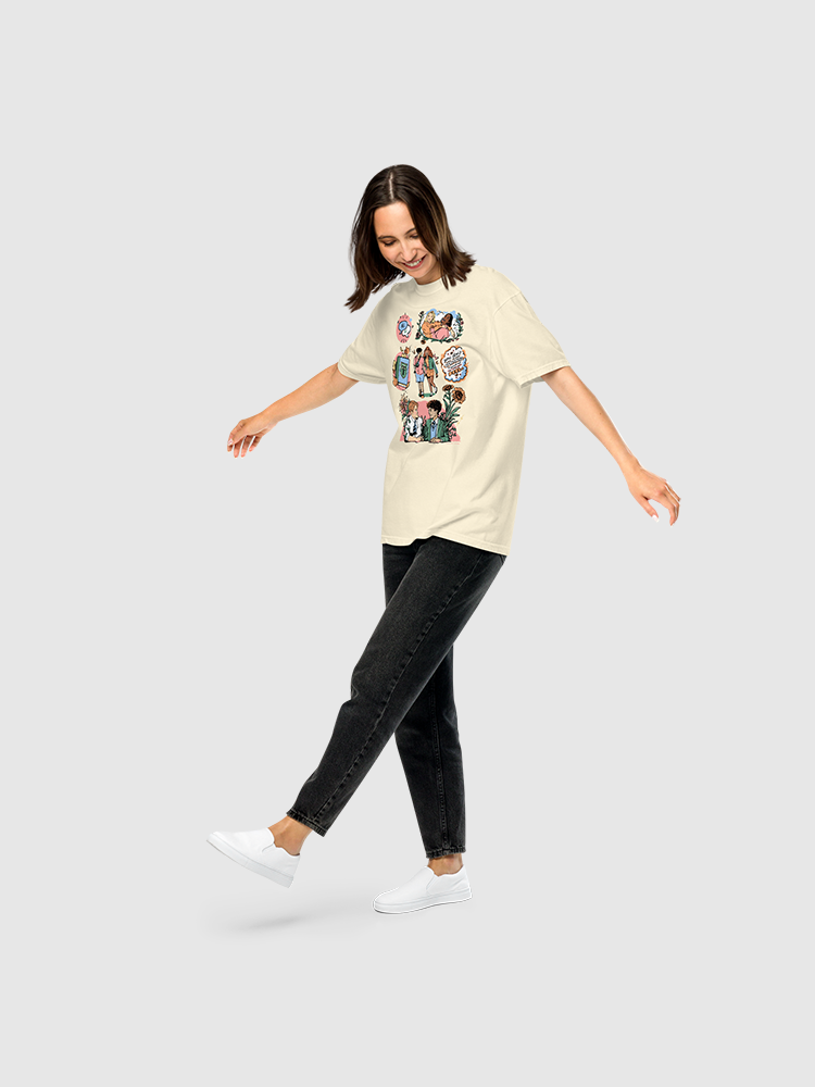 Heartstopper Love Story Comfort Colors T-Shirt Hoodie, Sweatshirt | CiraTrend.com (Image 2)