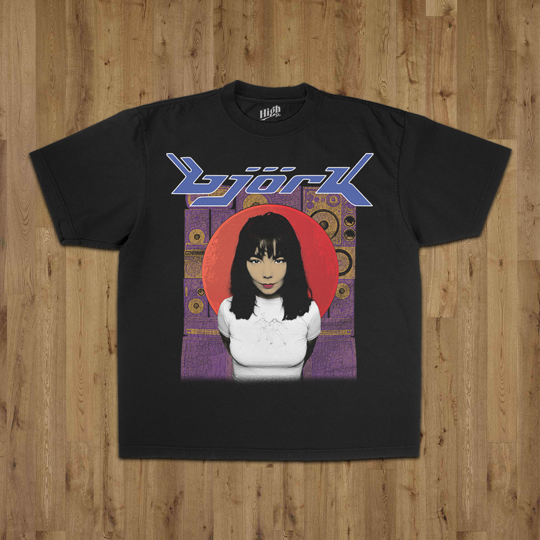 BJORK HEAVY WEIGHT BLACK T-SHIRT Hoodie, Sweatshirt | CiraTrend.com (Image 1)