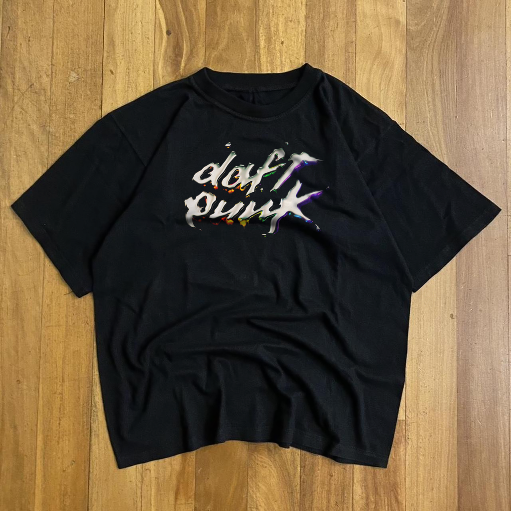 VINTAGE DAFT PUNK 2001 'DISCOVERY' MERCH BLACK T-SHIRT Hoodie, Sweatshirt | CiraTrend.com (Image 1)