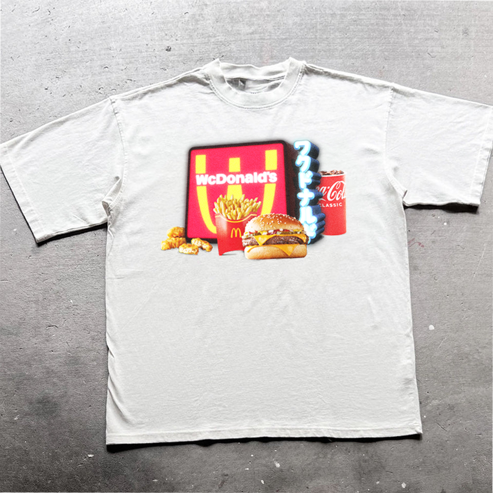 WCDONALD'S HEAVY WEIGHT MERCH WHITE T-SHIRT Hoodie, Sweatshirt | CiraTrend.com (Image 3)