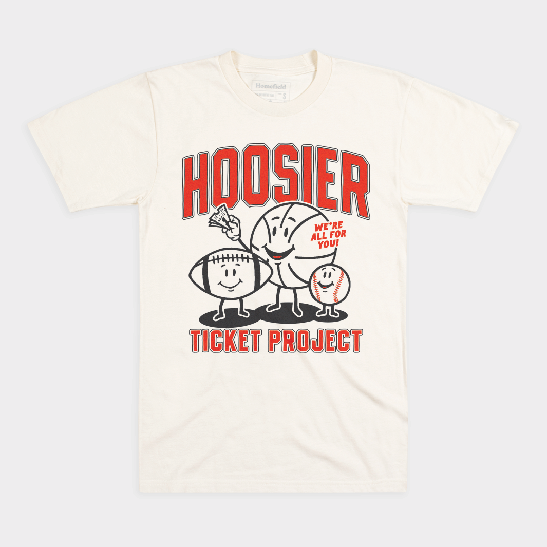 Hoosier Ticket Project "We're All For You!" Mascots Tee Style001