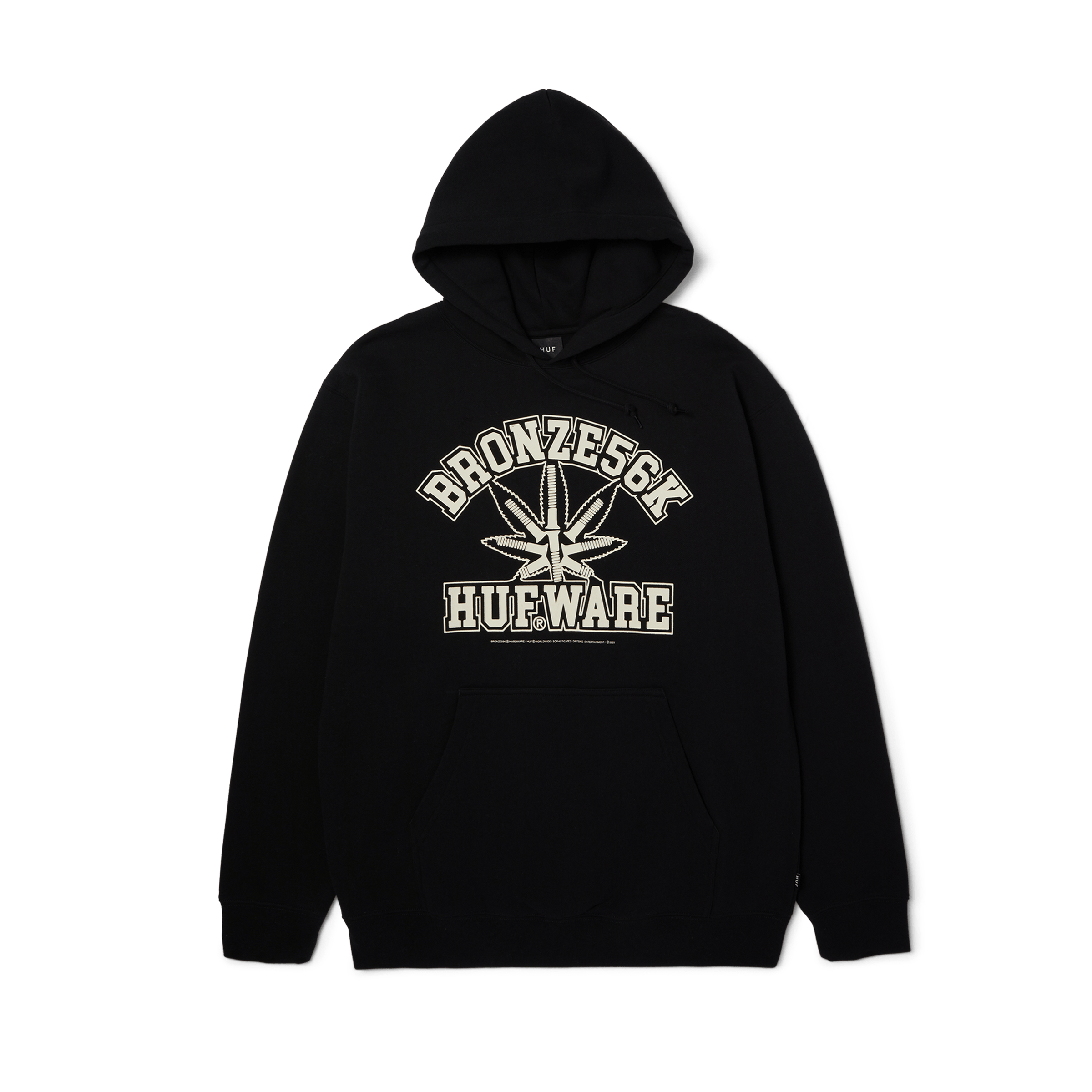 HUF x Bronze56K Plantware Pullover Hoodie T-Shirts, Sweatshirt | CiraTrend.com (Image 3)