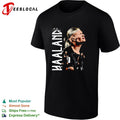 Haaland holding water bottles poster shirt