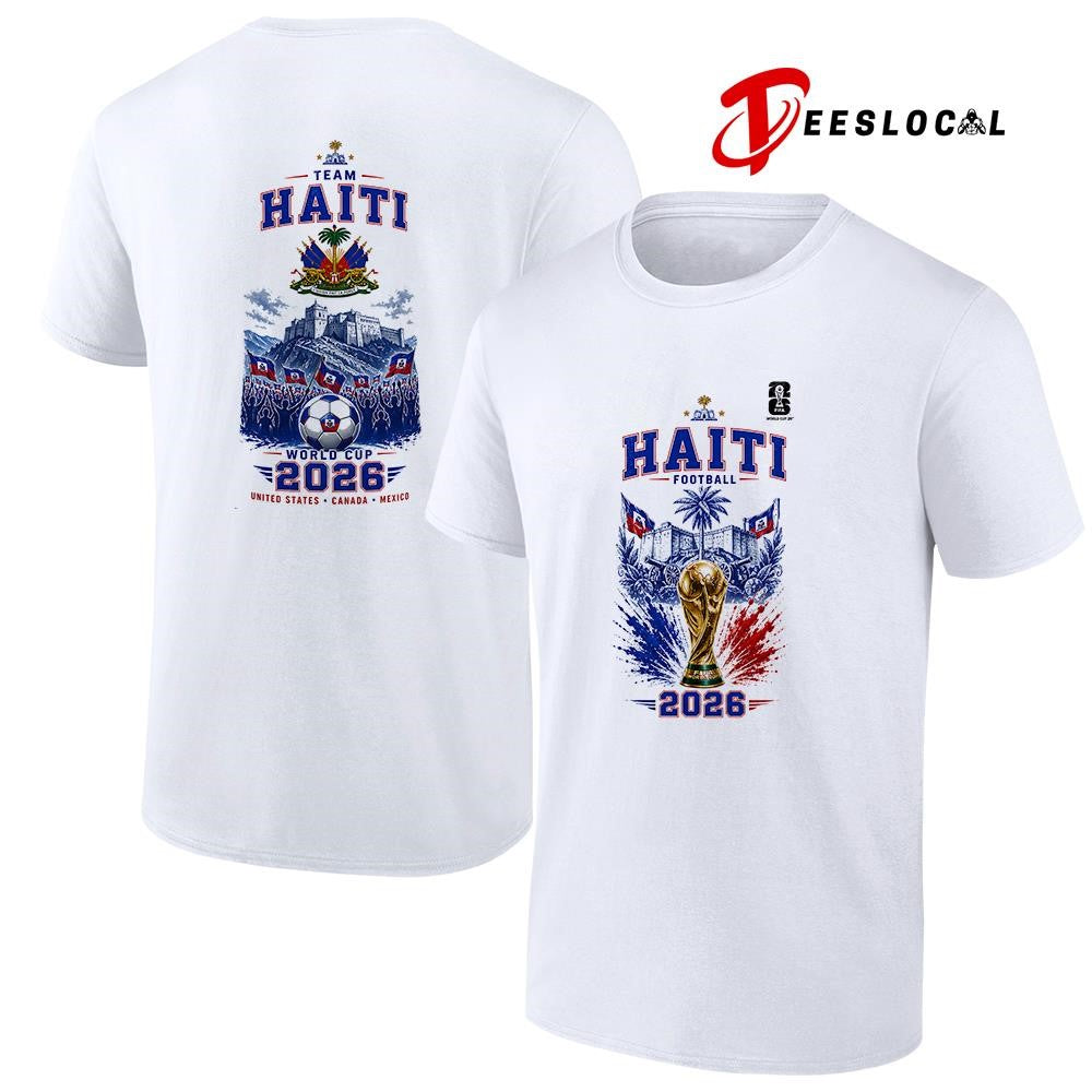Haiti World Cup trophy graphic shirt