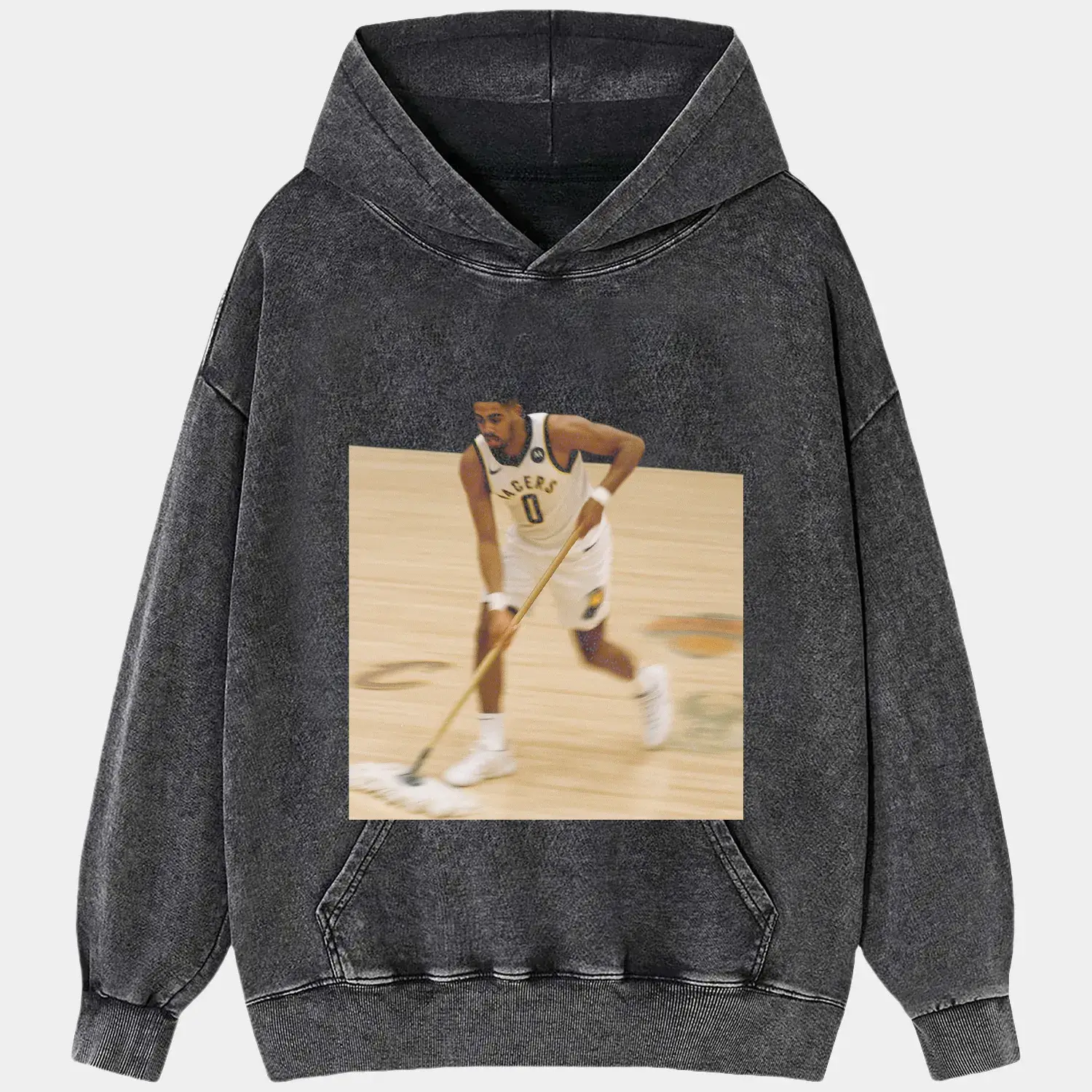 Haliburton Washed Tee Hoodie, Sweatshirt | CiraTrend.com (Image 2)