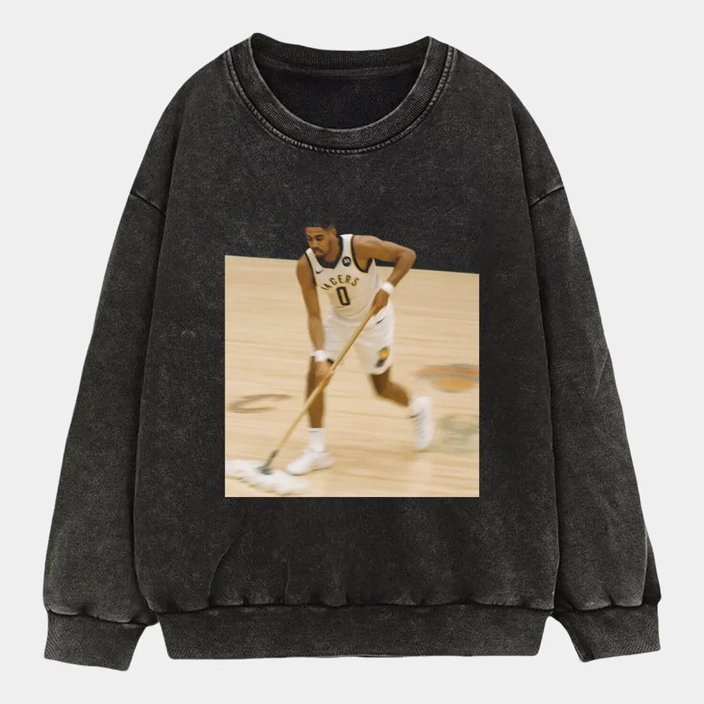 Haliburton Washed Tee Hoodie, Sweatshirt | CiraTrend.com (Image 3)