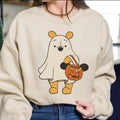 Halloween 2024 Shirt, Ghost Shirt, Halloween Bear Shirt, Spooky Season Shirt, Cute Halloween Shirt Hoodie, Sweatshirt
