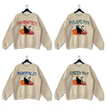 Halloween Black Cat Football Sweatshirt Color Sand, Football Sweatshirt T-Shirts, Hoodie | CiraTrend.com