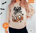 Halloween Cherries Sweatshirt, Trendy Pumpkin Crewneck T-Shirts, Hoodie | CiraTrend.com