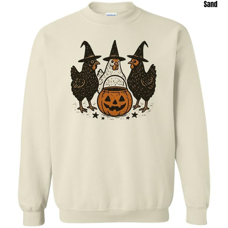Halloween Chickens Sweatshirt 'NLB' T-Shirts, Hoodie | CiraTrend.com