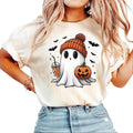 Halloween Ghost Shirt, Cute Ghost Tshirt, Womens Halloween T-shirt, Cute Fall Tee, Spooky Season Comfort Colors Shirt,...