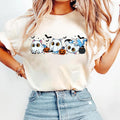 Halloween Hunter Tiger Graphic Tee, Kpop Demon Hunter Anime Youth Shirt, Anime Derpy Pumpkin Fall Vibes T-Shirt for Men,...