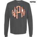 Halloween Things Monogram Long Sleeve Comfort Colors T-Shirt 'NLB' Hoodie, Sweatshirt | CiraTrend.com