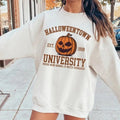 Halloweentown University Sweatshirt, Halloween Town Est 1998 Sweatshirt, Fall Sweatshirt, Pumpkin Shirt, Womens Halloween...