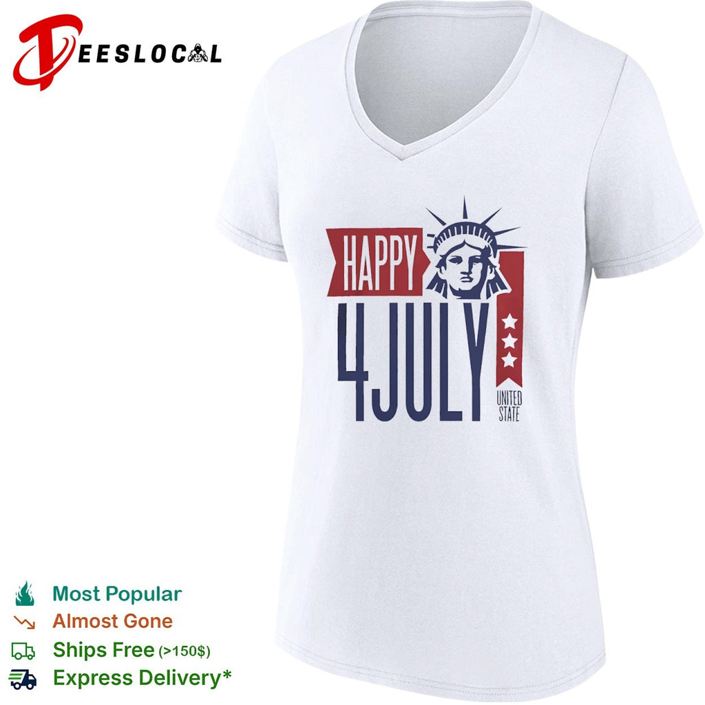 Happy 4 July Statue of Liberty United State shirt