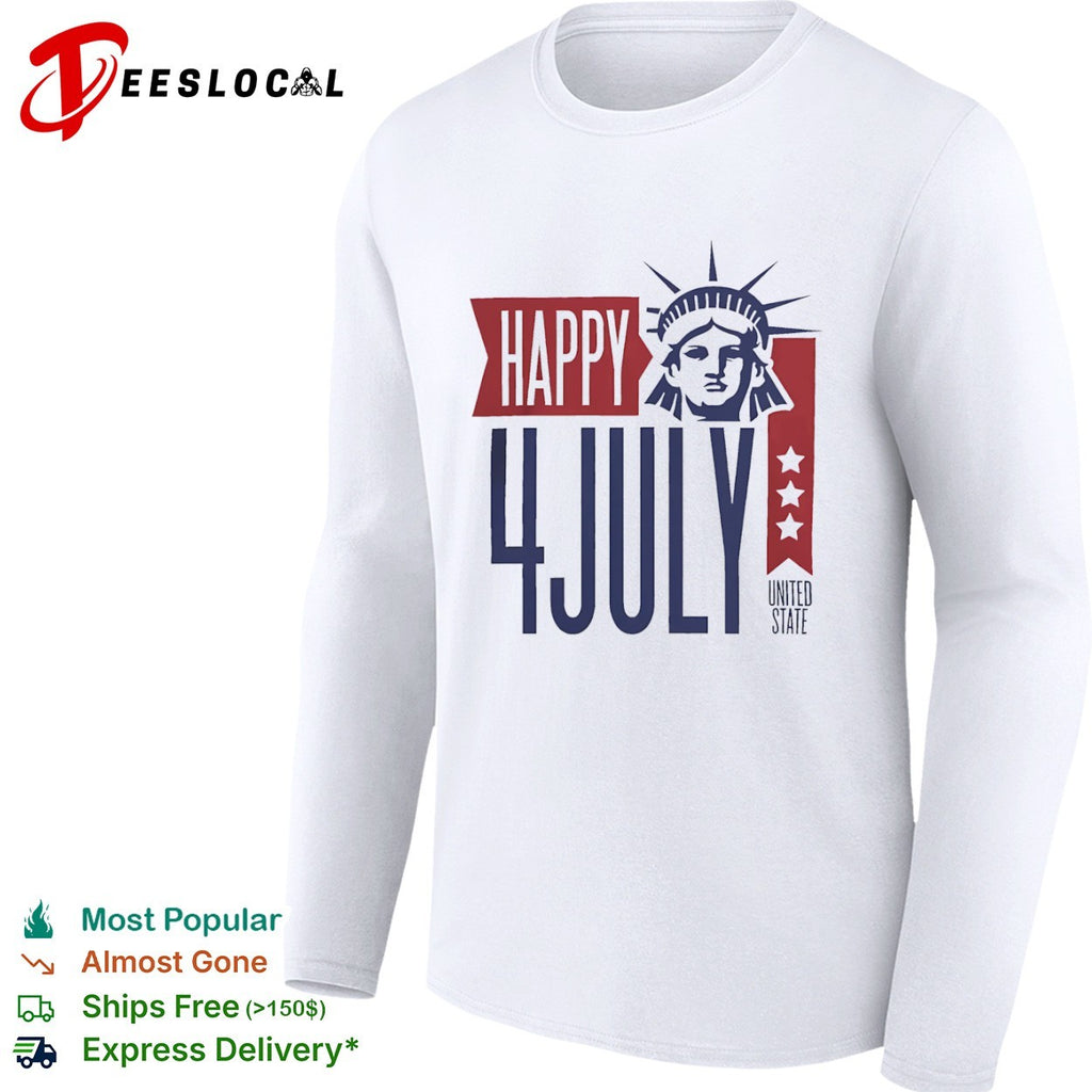 Happy 4 July Statue of Liberty United State shirt