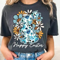 Happy Easter Bunny Shirt, Tee Shirt , Easter Shirt , Floral Easter T-shirt Hoodie, Sweatshirt | CiraTrend.com