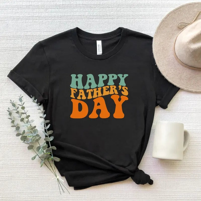Happy Father's Day T-Shirt, Gift For 2023 Father's Day, Happy Father's Day Shirt, Father's Day Gift From Daughter And Son, Gift For Daddy