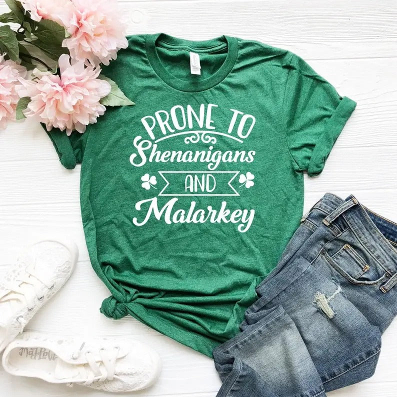 Happy Patrick's Day Shenanigans Sweatshirt and Hoodie, T-Shirt | CiraTrend.com