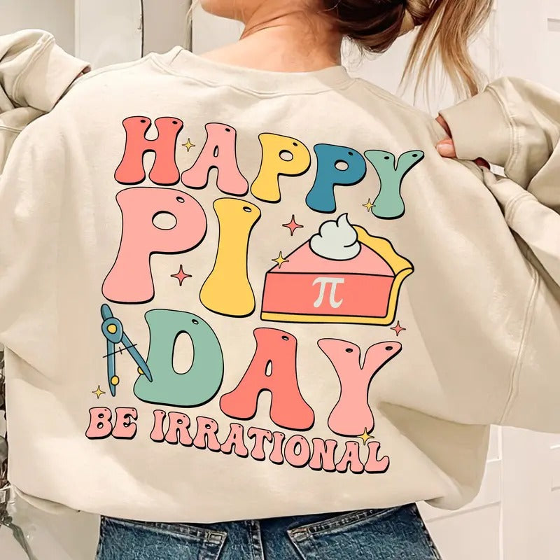 Happy Pi Day Shirt Custom Name Funny Math Shirt Math Lover Shirt Gift For Math Teacher Be Irrational Shirt Math Teacher Shirt TK43GN