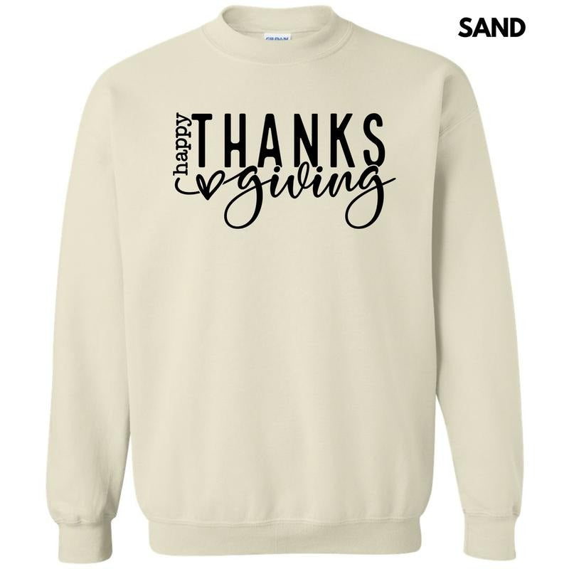 Happy Thanksgiving Black Sweatshirt 'NLB' T-Shirts, Hoodie | CiraTrend.com