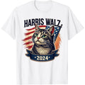 Harris Walz 2024 Funny Cat Kamala Harris Tim Walz Waltz T-Shirt made in usa Hoodie, Sweatshirt | CiraTrend.com
