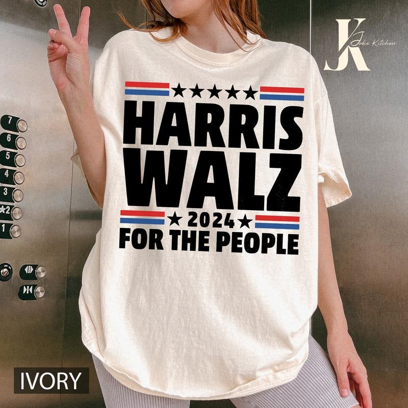 Harris Walz 2024, For The People, Kamala Walz PNG, VP Tim Walz, Vote Democrat, 2024 Election, Vote Harris, Harris For...