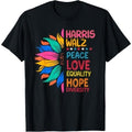 Harris Walz Peace Love Equality Hope Diversity T-Shirt made in usa Hoodie, Sweatshirt | CiraTrend.com