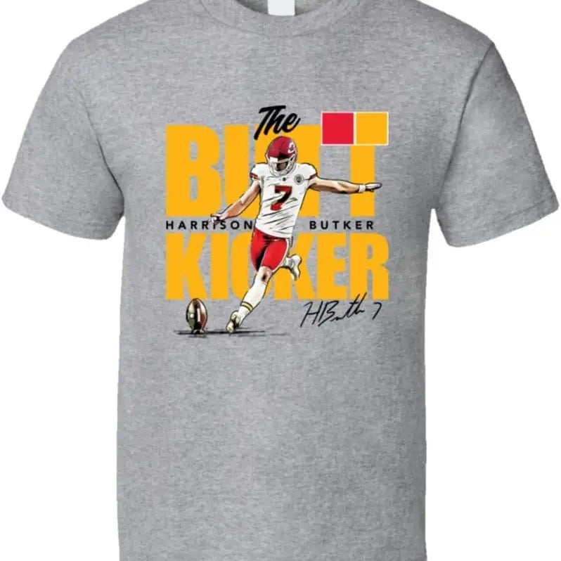 Harrison Butker The Butt Kicker T Shirt Hoodie, Sweatshirt | CiraTrend.com