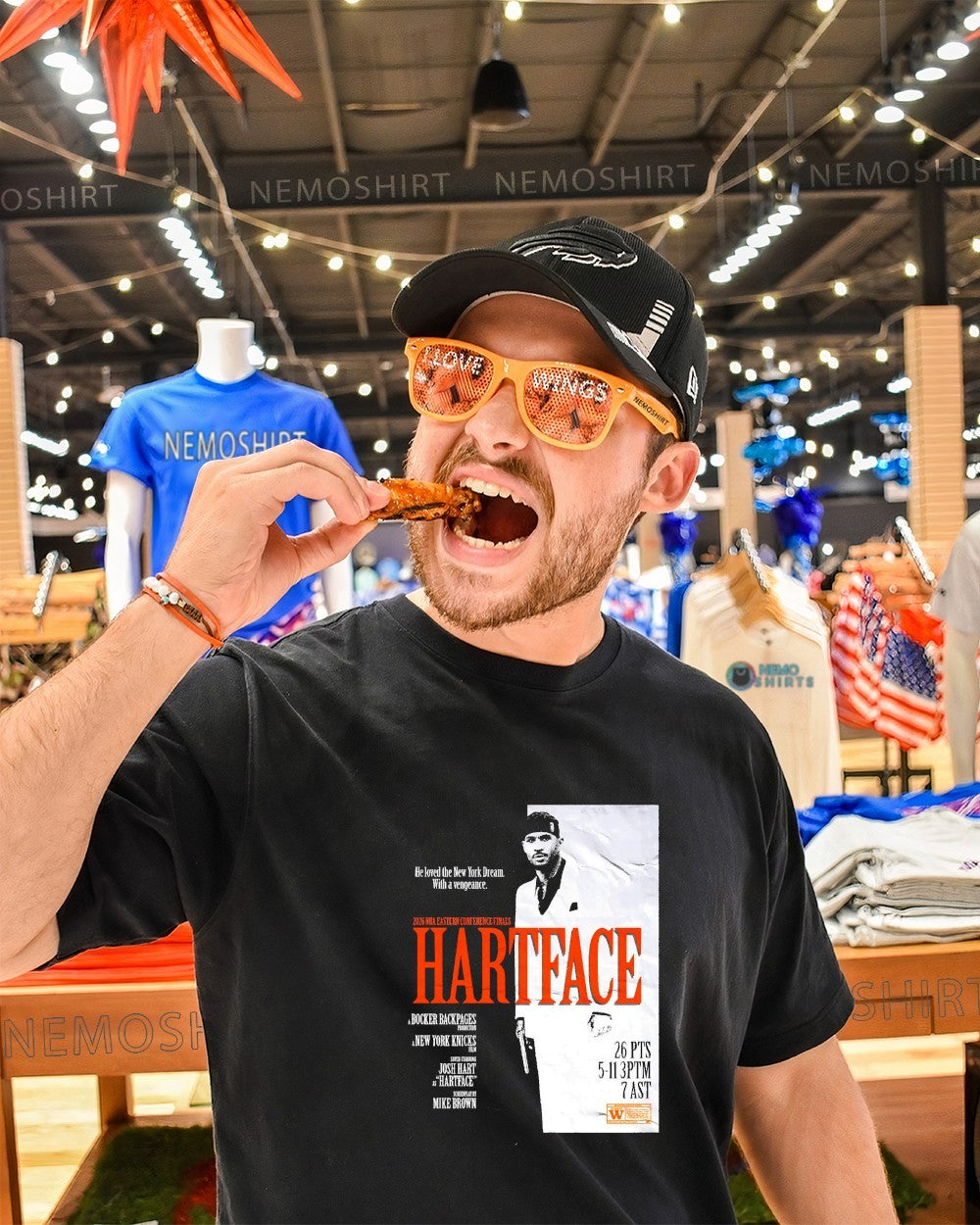 Hartface Josh Hart New York Knicks 2026 NBA Eastern Conference Finals shirt
