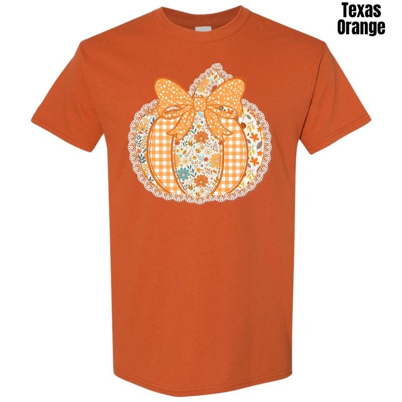 Harvest Floral Pumpkin Gildan T-Shirt 'NLB' Hoodie, Sweatshirt | CiraTrend.com