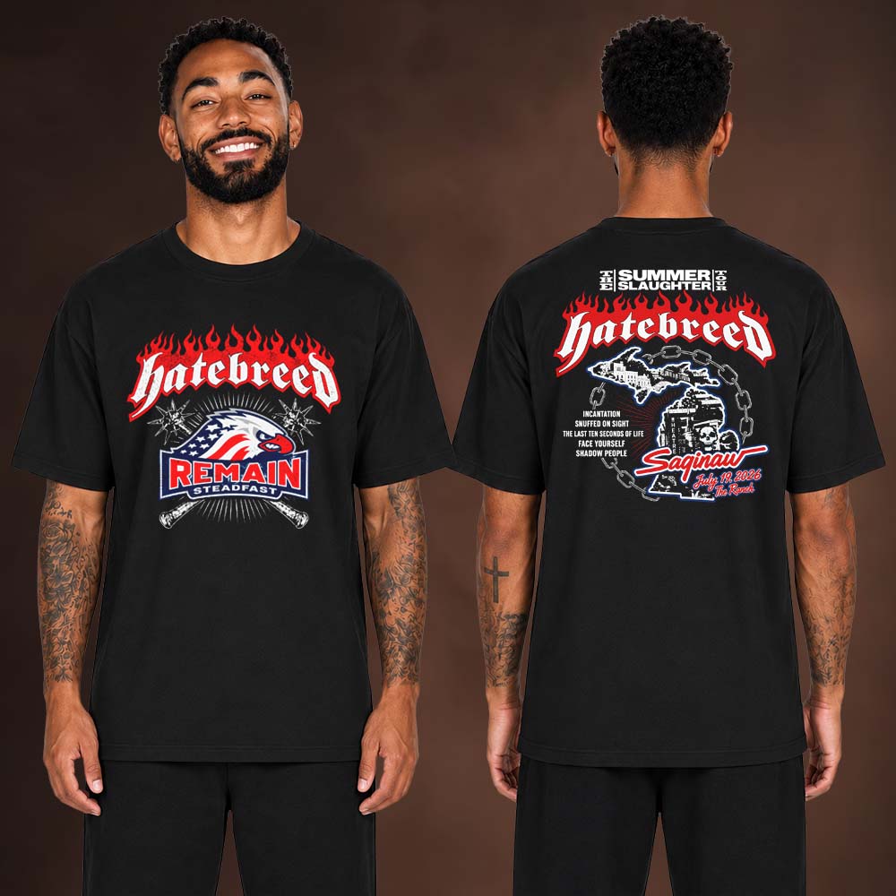Hatebreed Saginaw MI 2026 Event Tee The Summer Tour At The Vault On July 19 2026