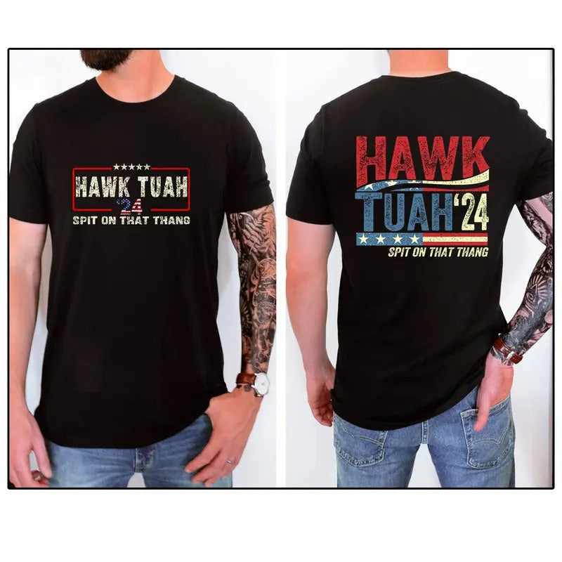 Hawk Tuah 24 Spit on That Thang T-Shirt, Hawk Tuah Girl Shirt, Trending Viral Hawk 2024 Hoodie, Sweatshirt | CiraTrend.com
