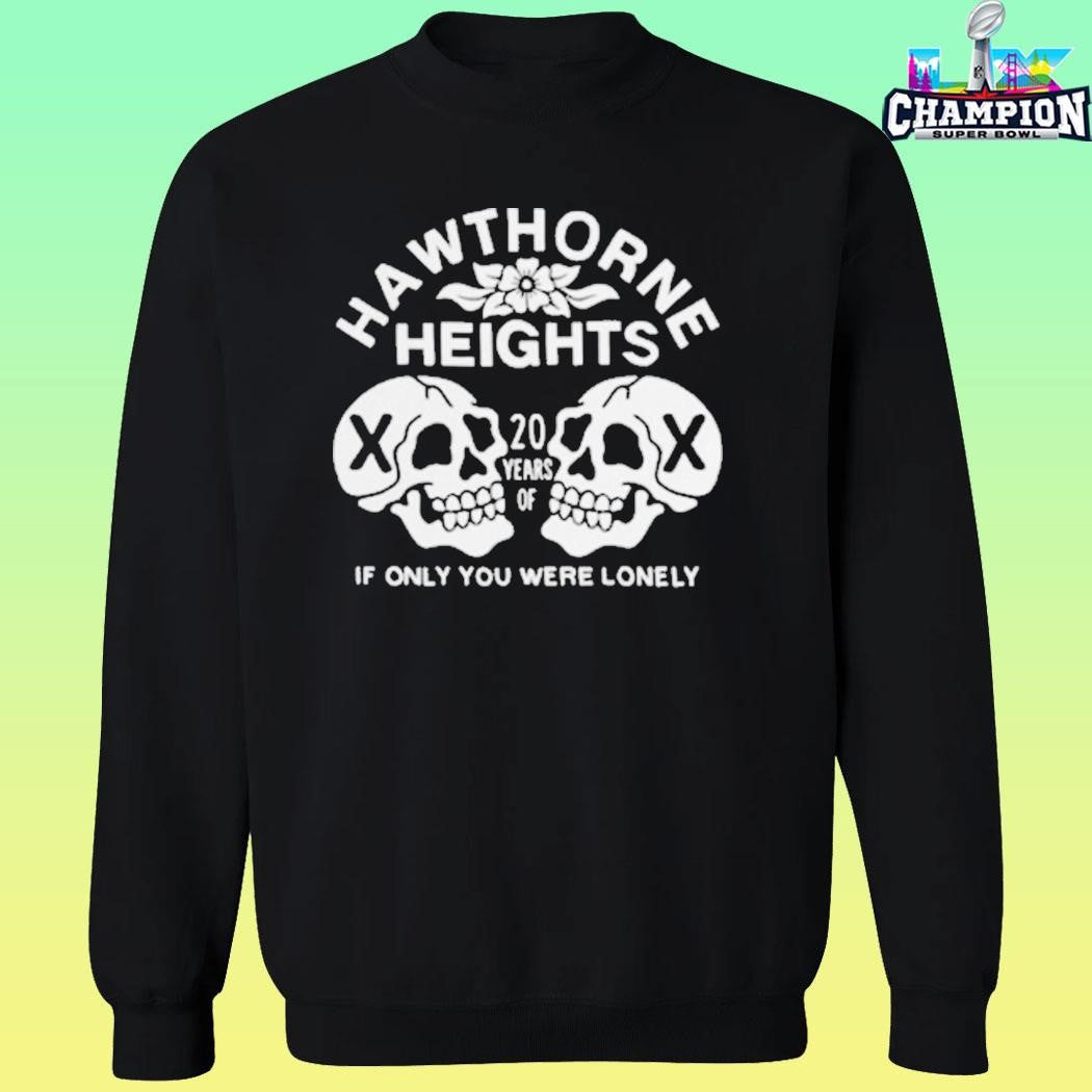 Hawthorne Heights If Only You Were Lonely 20 Year Anniversary Shirt