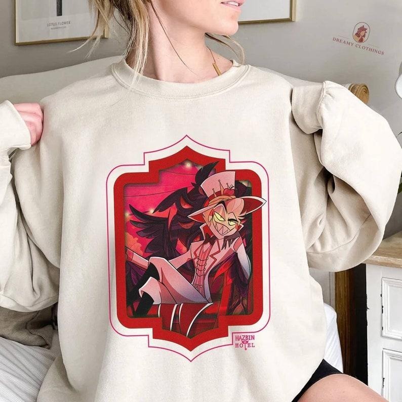 Hazbin Hotel Characters Of Years Hazbin Hotel Lucifer Sweatshirts