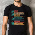 He Is Brave Dad Christian Father's Day Tshirt Casual Style Crew Neck Short Sleeve T-Shirt Tops Trendy for Unisex, Perfect...