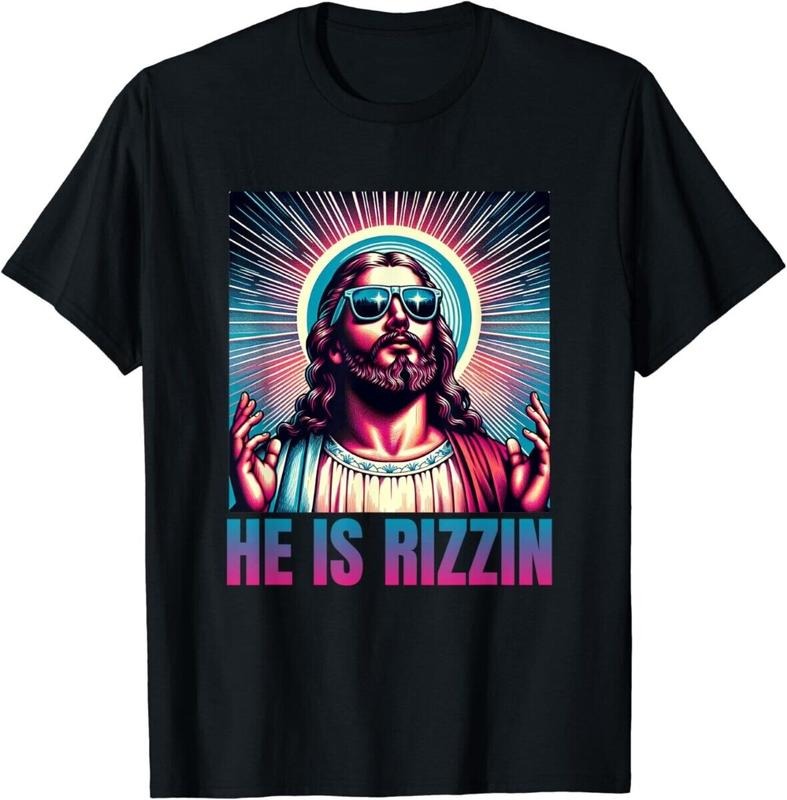 He Is Rizzin Jesus is Rizzen T-Shirt Hoodie, Sweatshirt | CiraTrend.com