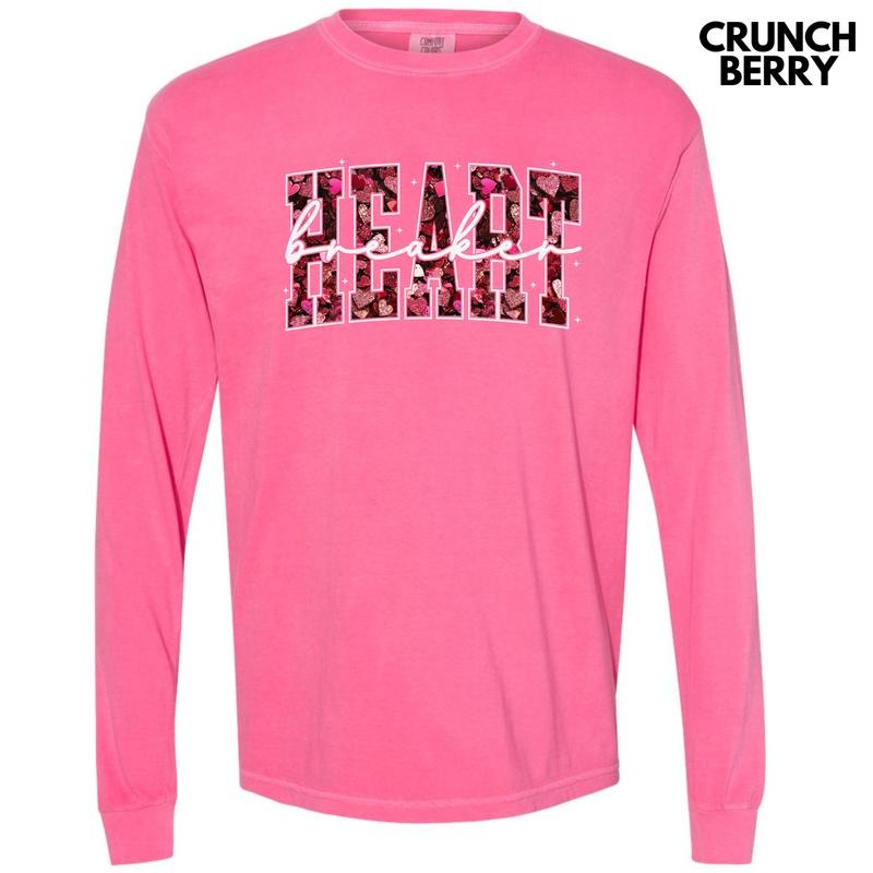 Heart Breaker Long Sleeve Comfort Colors T-Shirt 'NLB' Hoodie, Sweatshirt | CiraTrend.com