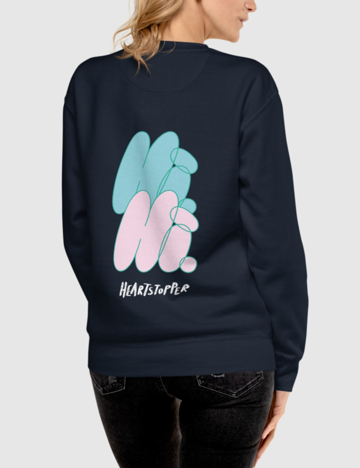 Heartstopper Unisex Premium Sweatshirt [Navy Blazer] T-Shirts, Hoodie | CiraTrend.com (Image 2)