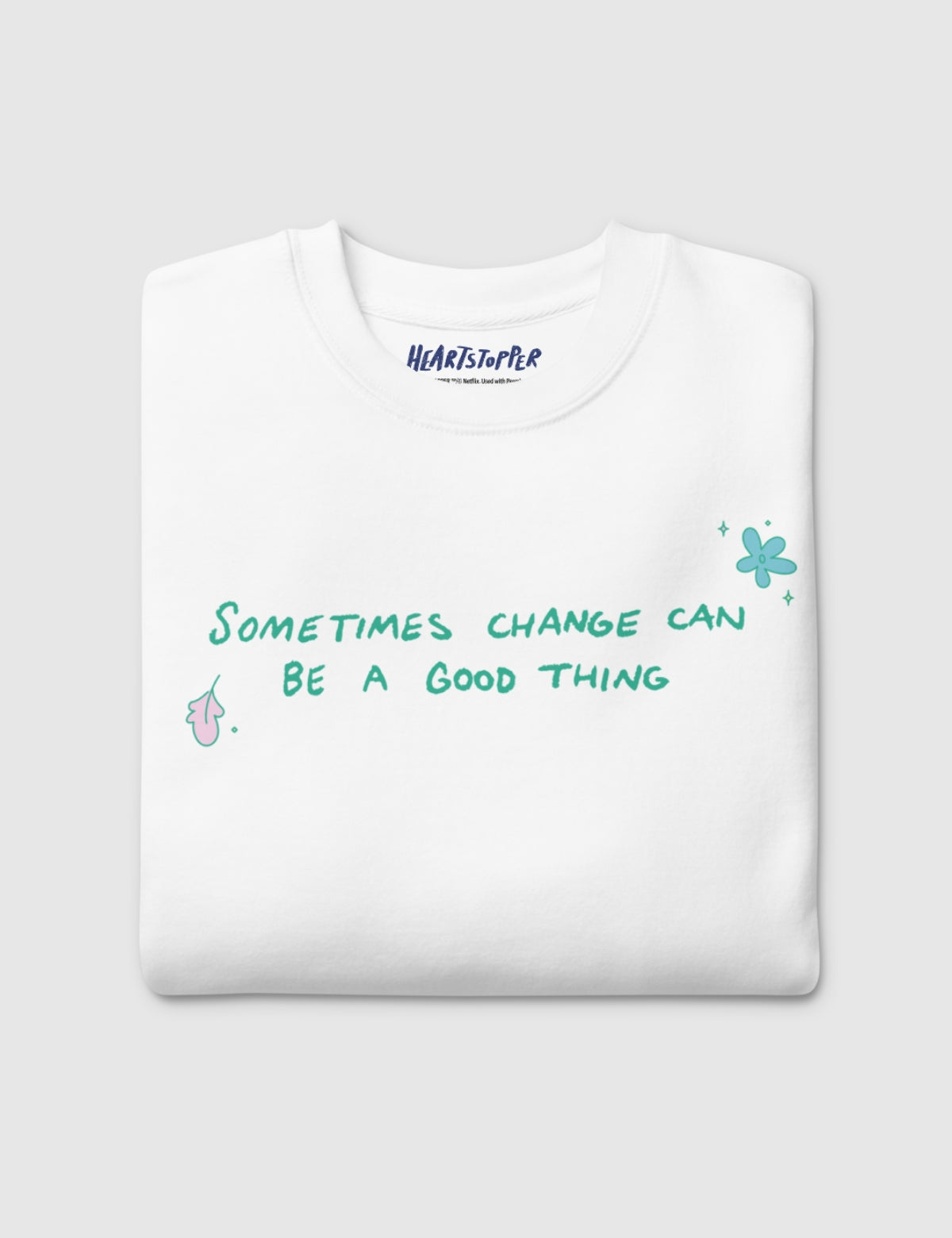 Heartstopper Unisex Premium Sweatshirt [White] T-Shirts, Hoodie | CiraTrend.com (Image 4)