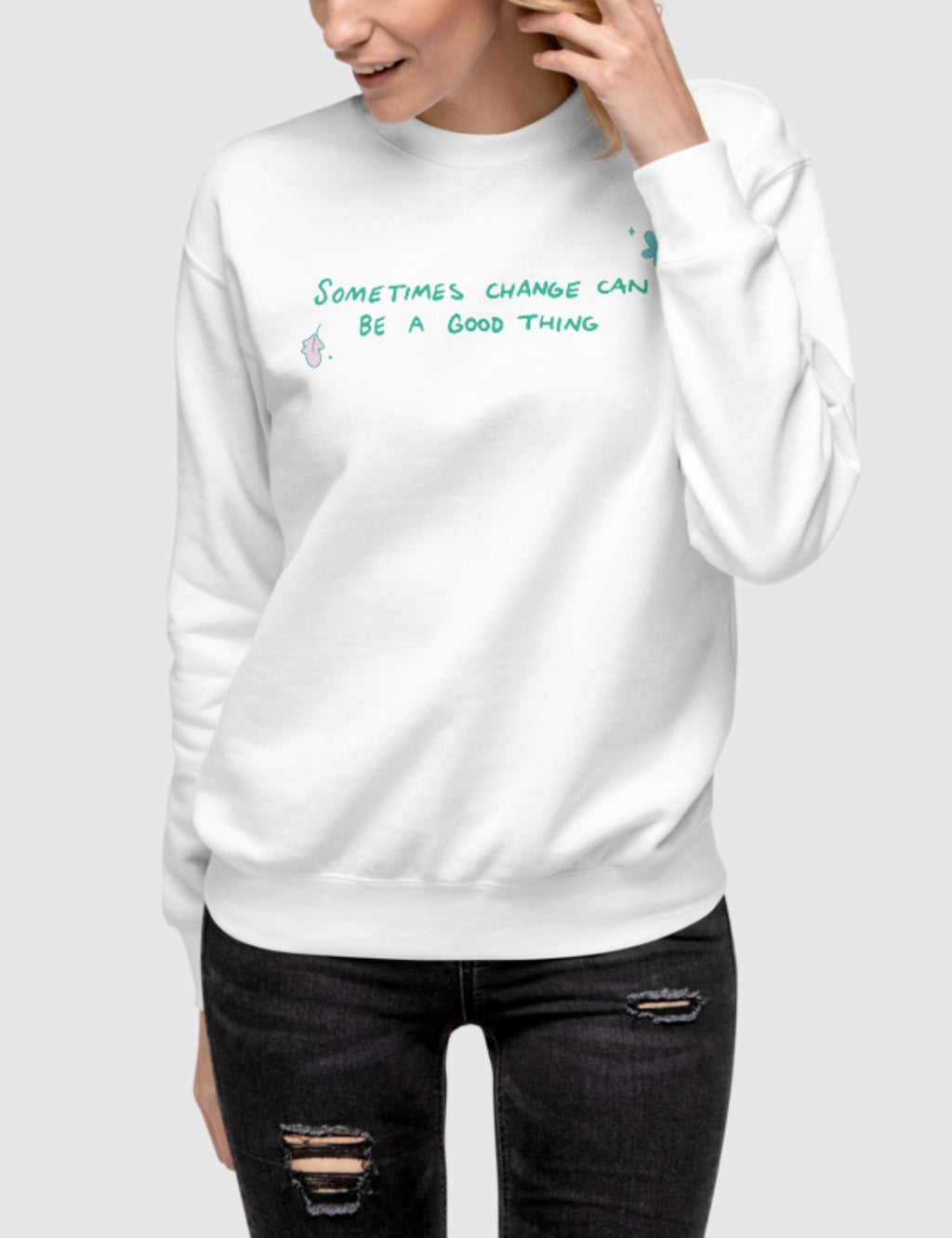 Heartstopper Unisex Premium Sweatshirt [White] T-Shirts, Hoodie | CiraTrend.com (Image 5)