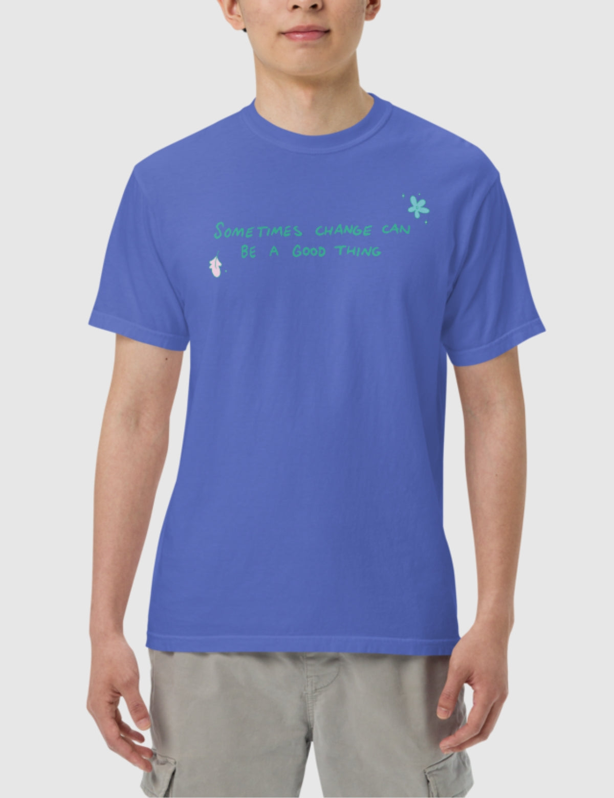 Heartstopper Unisex Change T-Shirt [Flo Blue] Hoodie, Sweatshirt | CiraTrend.com (Image 4)